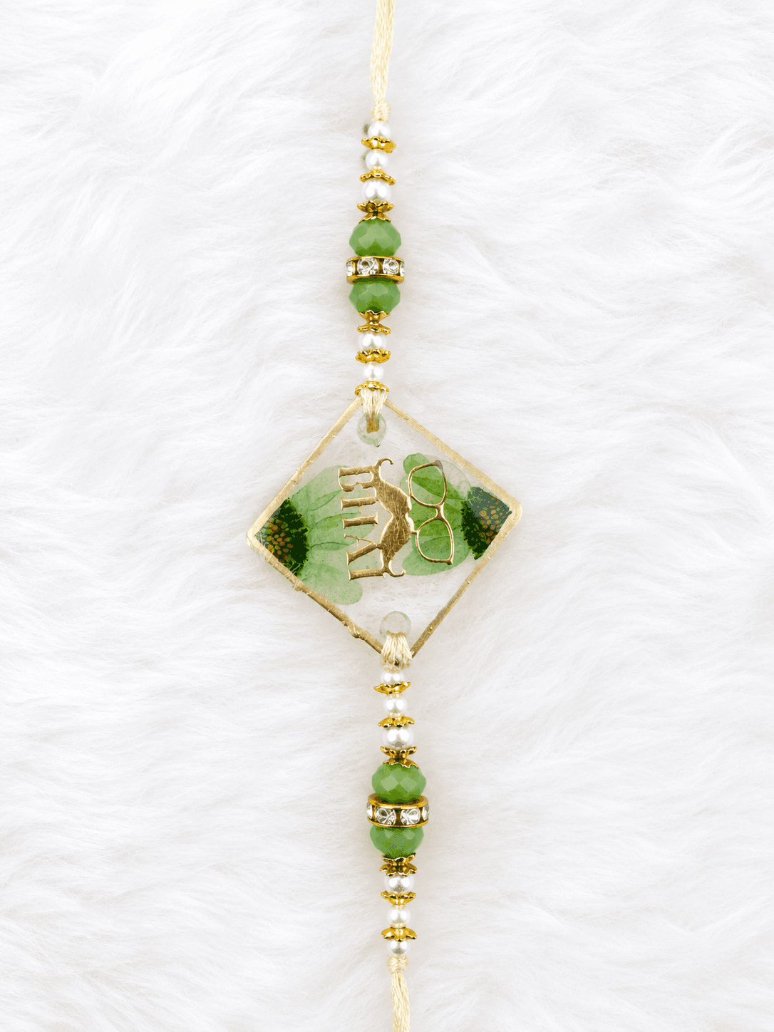 Green Leaf Bhai Rakhi